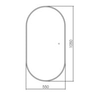 ������� AQUAme 550x1050 � ����������  � ����������, ������������� ������ AQM9108G
