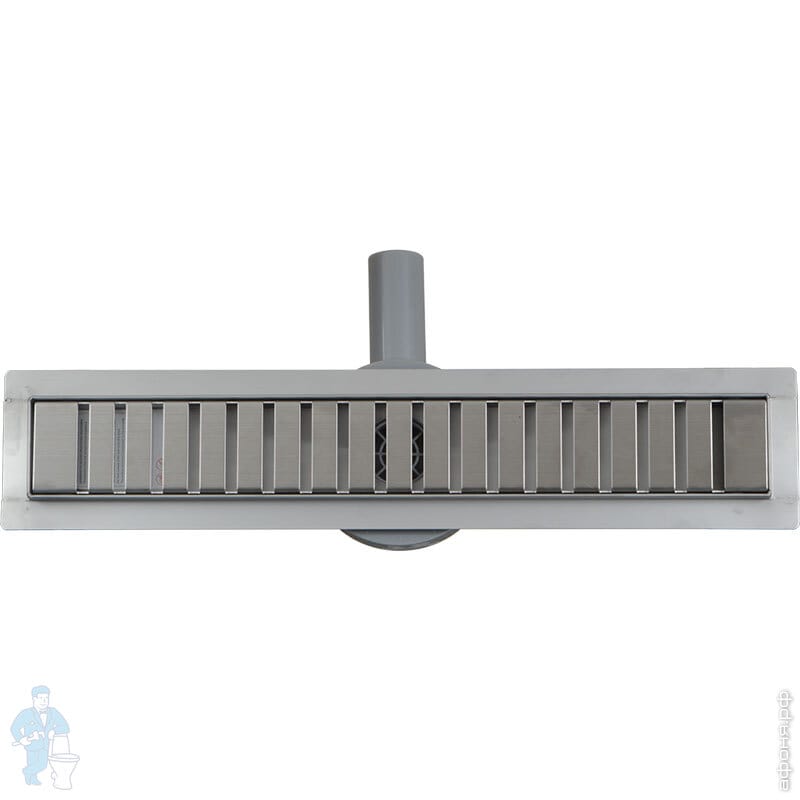 Душевой лоток L 500мм, H 70мм, из нержавеющей стали с решеткой Роуд ...