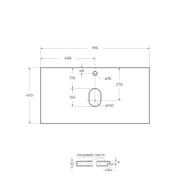 ���������� BelBagno (916x468�11) ������������, 1 ���. ��� ���������, Bianco Opaco KEP-90-BO
