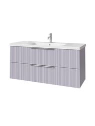 Тумба под раковину Caprigo RAIN 120 (1166х446х550) подвесная, 2 ящика, цвет Стилл 36516-SF028