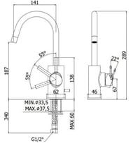 ��������� ��� �������� Paffoni Berry BR078CR ������������� ��� �/�, ����