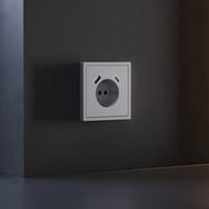 Накладка для розетки с/з и защитными шторками, с USB A+C Voltum S70 VLS001016, серый