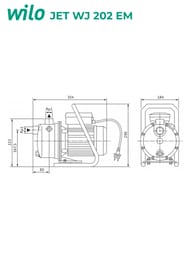 ����� ������������� WILO JET WJ 202 EM, ��� ����������������� 4081224