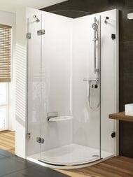 ������� ������ RAVAK BRILLIANT BSKK3-100L (995�995�1950) ��������� �����, ������, ����+Transparent