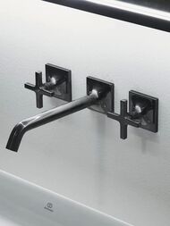 Ideal Standard JOY NEO Смеситель для раковины BD153A5 встр., двухзахватный, серый