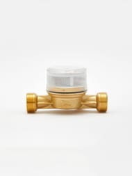 Счетчик Itelma для горячей воды DN20 L=130, 2,5 м3/ч, без штуцеров, WFW20.E130-0-R-L-0-IP54
