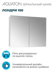 ���������� ���� AQUATON ������ 100 1A267302LH010 970x130x750 5 ���������� �������, �����