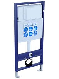 Комплект Инсталляция+Унитаз с сиденьем микролифт+Кнопка Aquatek SET AQUATEK ПОЛАРИС-032 4в1