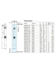 Насос погружной скважинный UNIPUMP MINI ECO 3-62, D75мм, напор 86м, кабель 50м, 1100 Вт