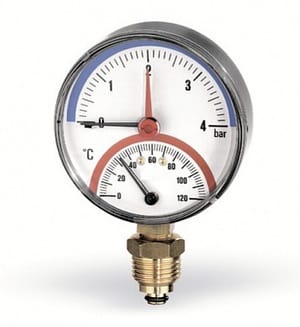 Термоманометр Watts F+R828 1/2