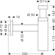 Axor Flowstar S ����� ��� �������� 51305670 ������ �������