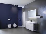 Шкафчик боковой Geberit Smyle Square (360х326х600) левый, белый глянец 500.360.00.1