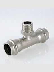 Пресс тройник VALTEC 42х1"Нх42, нерж. сталь VTi.933.I.420642 — изображение 4