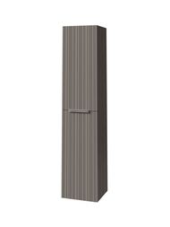 Шкаф-пенал Caprigo RAIN L (350х332х1600) подвесной, 2 двери, цвет Айрон 36550L-SF025