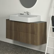Столешница для тумбы 120 Ideal Standard CONCA 1200x373x6 керамическая, grey stone T4347DI