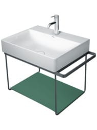 Полка стеклянная для консоли Duravit DuraSquare 570х380 нефритовая 0099648500 — изображение 2