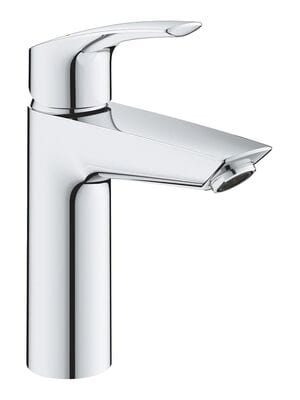 Смеситель для раковины Grohe EuroSmart однозахватный, с донным клапаном, хром 23923003