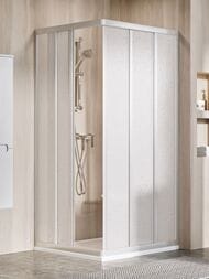 Стенка душевого уголка RAVAK SUPERNOVA ASRV3-90 (870-890х1980) раздв.дверь, полистирол, сатин+Pearl