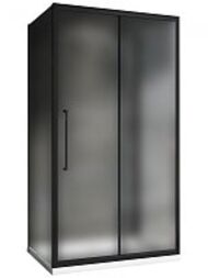 Душевой уголок ABBER Schwarzer Diamant AG30100BMH-S100BM (1000х1000х1950) стекло 6мм,мат./черный