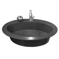 �������� Cielo CATINO OVALE (700�500�180) 1 �����.��� ��������� ��. basalto CALAOF BA