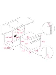 Духовой шкаф TEKA Maestro HLC 847 SC BLACK-SS (595х455х559) электрический, пароварка, черное стекло