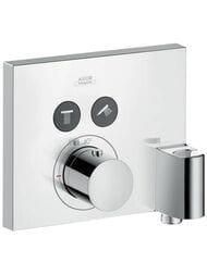 Смеситель Axor ShowerSelect 36712000 для душа встраиваемый, термостат, 2 потребителя, с держателем
