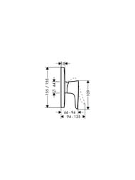 ��������� Hansgrohe PuraVida 15665000 ��� ����, �������������, ������������, ����