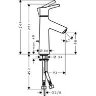 ��������� Hansgrohe Talis S 72022000 ��� ��������, �������., CoolStart,�� ������� ����������, ����