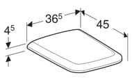 ������� ��� ������� Geberit Icon Square � �����������, �������������, ����: ����� 500.837.01.1