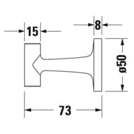 ������ ��������� DURAVIT Starck T ���������, ����: ����������� ������ 0099293400