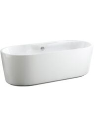 Ванна акриловая BelBagno BB14-K (1780х840х590) свободностоящая, овальная