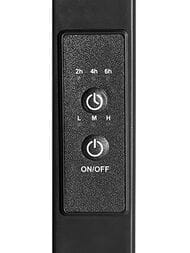 Полотенцесушитель электрический STOUT Piano quadro 80х50 черный матовый SHQ-P2QR-008050
