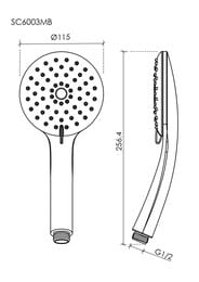 ������� ����� SANCOS ����� (Lotus) 115 ��, 3 ������, ������ ���., SC6003MB