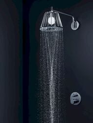 Верхний душ Axor LampShower Nendo 26031000 275мм настенный, 1jet, поворотный с держателем