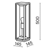 ����������� ���������� Maytoni Cell (���) O452FL-01GF1, E27x1 15�� IP 54, ������