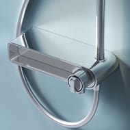 Душевая система AM.PM X-Joy F0785A700  со смесителем-полкой, верхний/ручной душ, хром — изображение 4