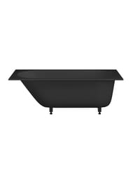 Ванна встраиваемая Salini Ornella (1800х800х600) иск.камень, S-Stone, черный матовый 102322MF