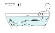 ����� ���������� Salini Sofia Wall S-Sense 102512GRH 1700�800�580 ���.������, ��������� RAL �������