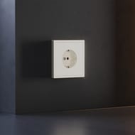 Накладка для розетки с заземлением Voltum S70 VLS000613, хлопок