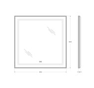 ������� BelBagno Kraft (800x32x800) ���������,����. ���.,��������SPC-KRAFT-800-800-LED-TCH-WARM-NERO