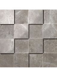 Мозаика Atlas Concorde Marvel Grey Fleury Mosaico 3D (300х300) серая, ADQA (кв.м.) — миниатюра 1