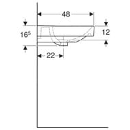 �������� Geberit Smyle Square (600�480�165) ���������, � ���. ��� ��������� � ��������� 500.229.01.1
