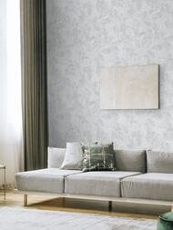 Обои виниловые на флизелине Grandeco Anastasia A55301 (1,06х10,05) штукатурка, серые (рул.)