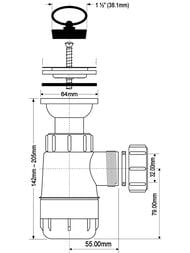 ����� ���������� McAlpine (1 1/4"�32��) ������, ������ MRW2