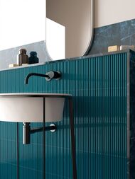 Плитка настенная EQUIPE COSTA NOVA Onda Glacier Glossy (50х200) темно-бирюзовый 28487  (кв.м.)