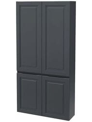 Пенал Caprigo Wales (800х1600х238) подвесной, цвет графит 36051-SF-019