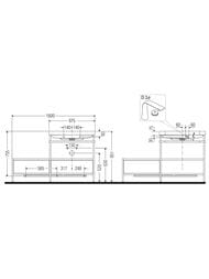 ������� � ��������� Duravit Happy D.2 Plus 1600�850�490 2 �����, �����, ����� ������ HP4758O2222