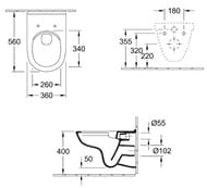 ������ ��������� Villeroy & Boch O.Novo 5660 R0 01 (360�560�400) ��� ������