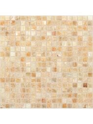 Мозаика из натурального камня LeeDo Pietrine 7 Onice beige POL 15х15 (305х305x8) медовая (шт)