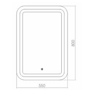 ������� Silver Mirrors ������ �� (550�800) LED-���������, ������, ������,2 ������ ����� LED-00002698